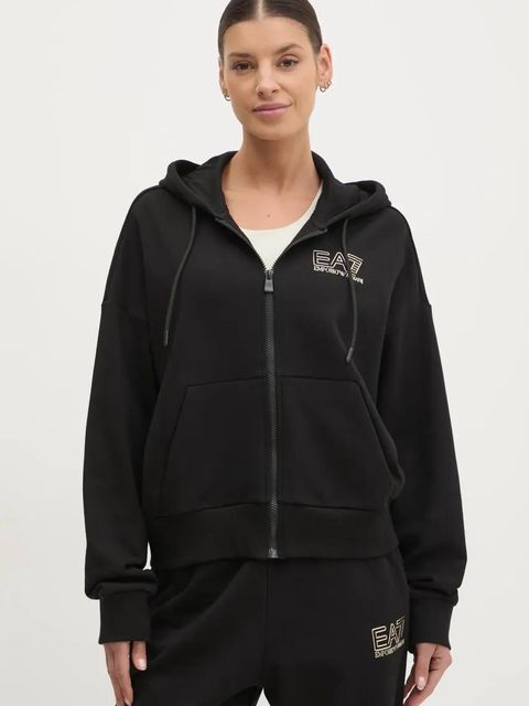 EA7 Emporio Armani dres damski kolor czarny AF12473.7W000110 - zdjęcie produktu nr 2