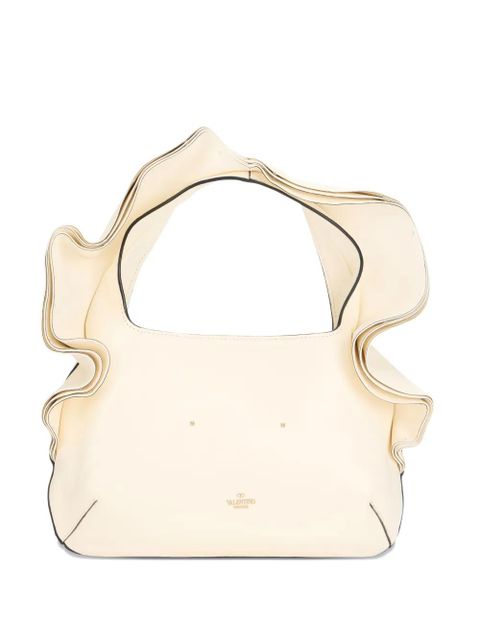 Valentino Garavani Atelier 04 ruffled shoulderbag - Neutrals - zdjęcie produktu nr 1