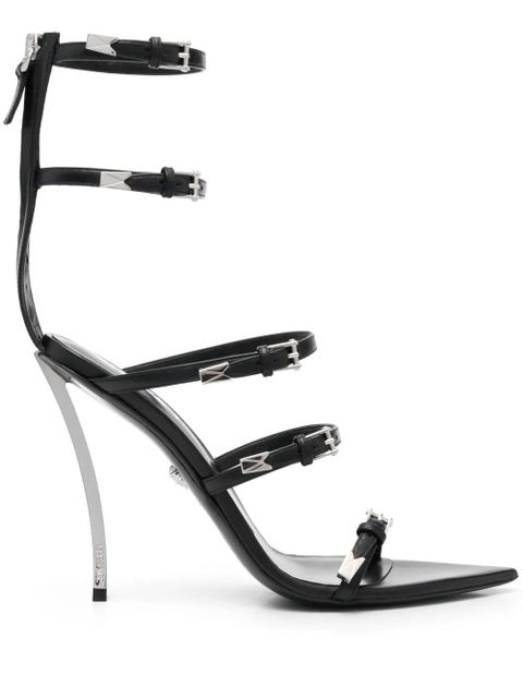 Versace Pin-Point 120mm sandals - Black - zdjęcie produktu nr 1