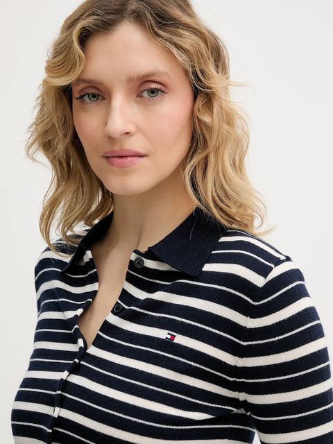 Tommy Hilfiger kardigan z dodatkiem wełny