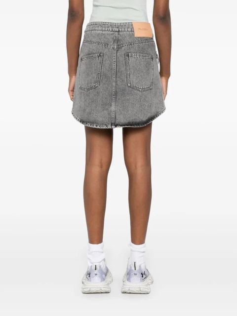 JW Anderson patch-pocket mini skirt - Grey