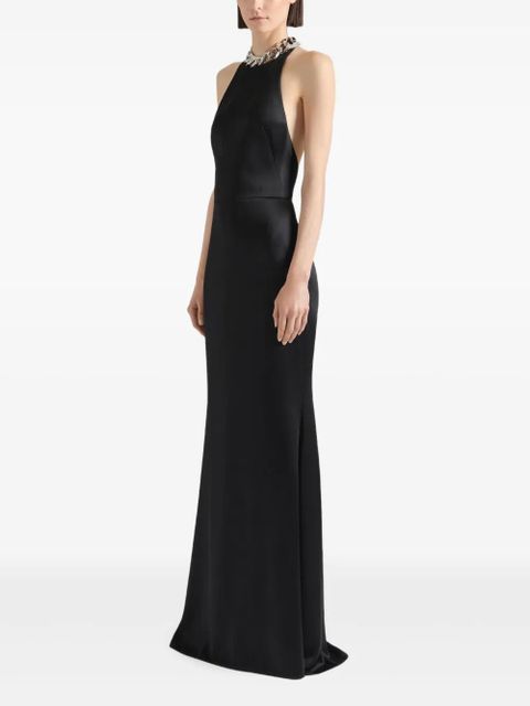 Givenchy halterneck sleeveless maxi dress - Black