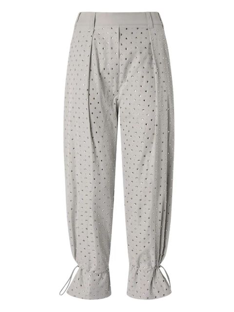 PINKO eyelet drawstring trousers - Grey - zdjęcie produktu nr 1