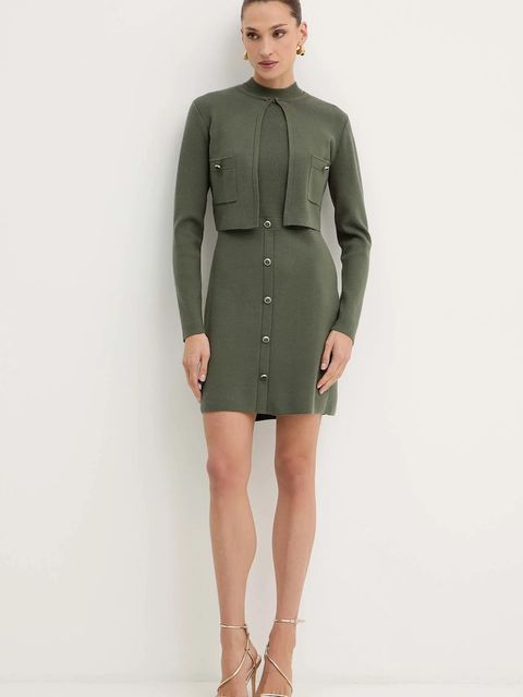 Morgan sukienka kolor zielony mini dopasowana RMCASSY - zdjęcie produktu nr 2