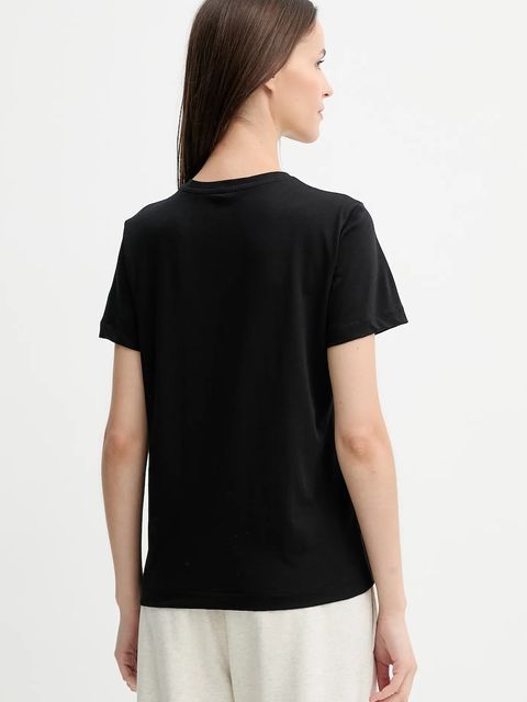 Calvin Klein Jeans t-shirt bawełniany damski kolor czarny LV047C905G