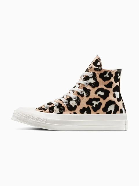 Converse trampki Chuck 70 Leopard kolor beżowy A14945C