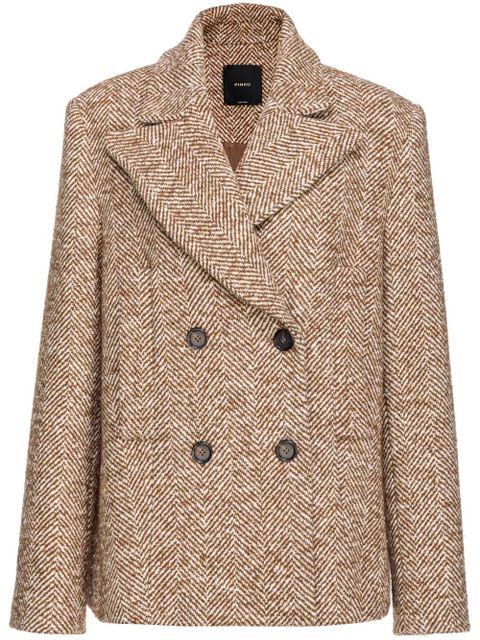 PINKO double-breasted blazer - Neutrals - zdjęcie produktu nr 1