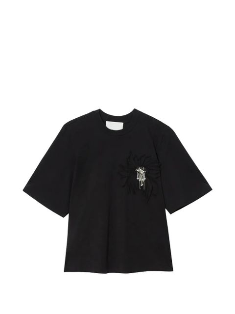3.1 Phillip Lim appliqué T-shirt - Black - zdjęcie produktu nr 1