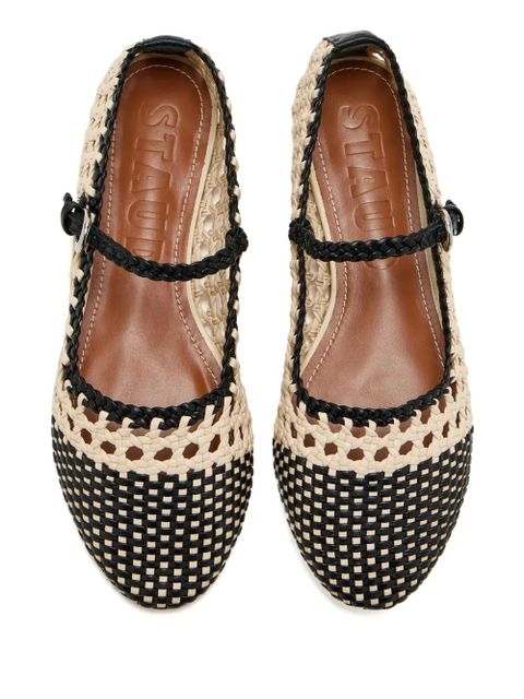 STAUD Nell crochet ballet flats - Neutrals - zdjęcie produktu nr 2