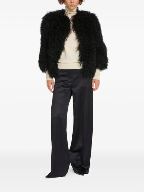 Yves Salomon shearling jacket - Black - zdjęcie produktu nr 2