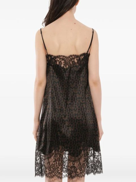 Givenchy star-print lace-trim midi dress - Black - zdjęcie produktu nr 2