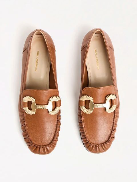 Karl Lagerfeld mokasyny skórzane ELEIA