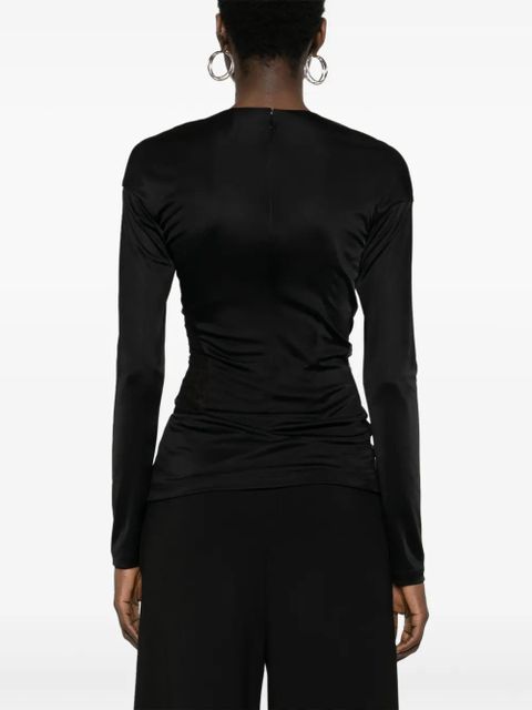 Givenchy $G-lace panelled top - Black
