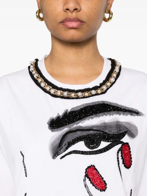 Balmain embellished T-shirt - White