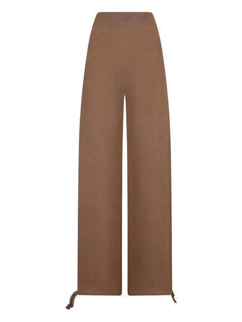 Max Mara elastic-waist drawstring trousers - Brown - zdjęcie produktu nr 1