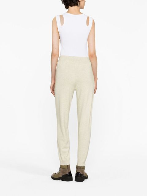 MARANT ÉTOILE Kira drawstring knitted trousers - Neutrals