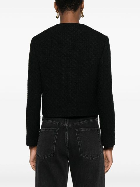 Gucci Tweed Damier jacket - Black