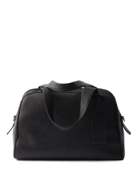 Prada large leather tote bag - Black - zdjęcie produktu nr 2