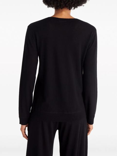 ERES fine-knit cashmere jumper - Black - zdjęcie produktu nr 2