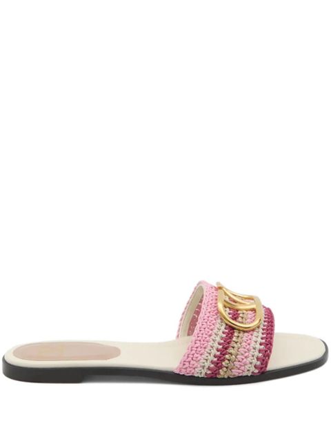 Valentino Garavani VLogo Signature slides - Pink - zdjęcie produktu nr 1