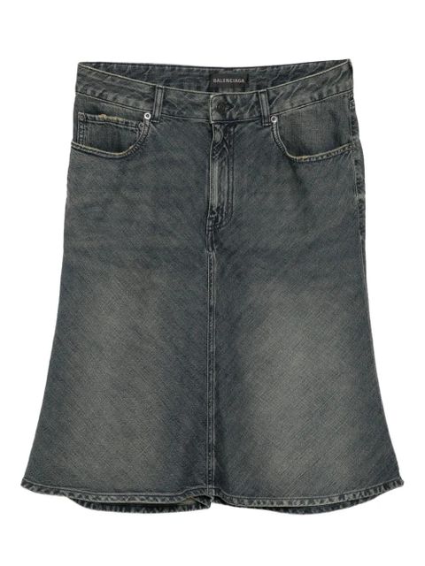 Balenciaga Godet denim skirt - Blue - zdjęcie produktu nr 1