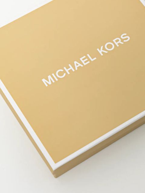 MICHAEL Michael Kors szal z domieszką wełny damski kolor niebieski wzorzysty 540073