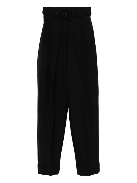 Sportmax Belted trousers - Black - zdjęcie produktu nr 1