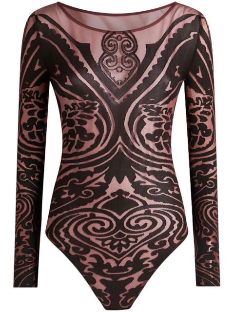 ETRO paisley-print bodysuit - Pink - zdjęcie produktu nr 1