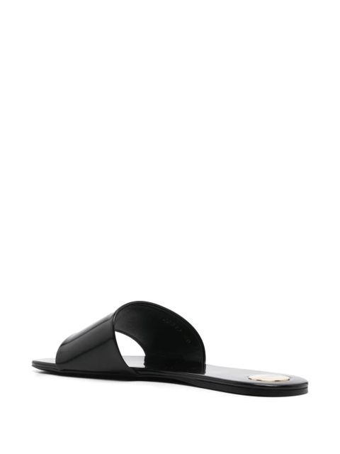 Saint Laurent Carlyle leather sandals - Black