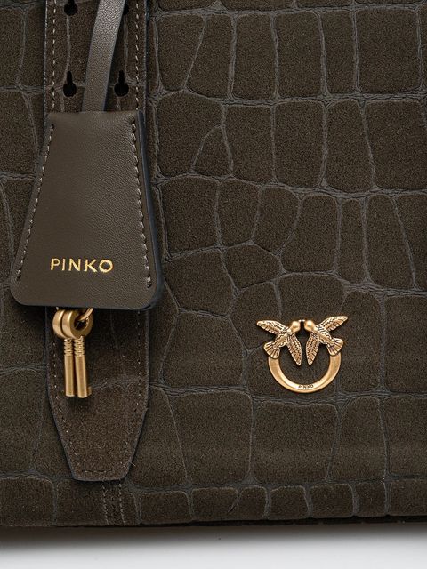 Pinko torebka zamszowa