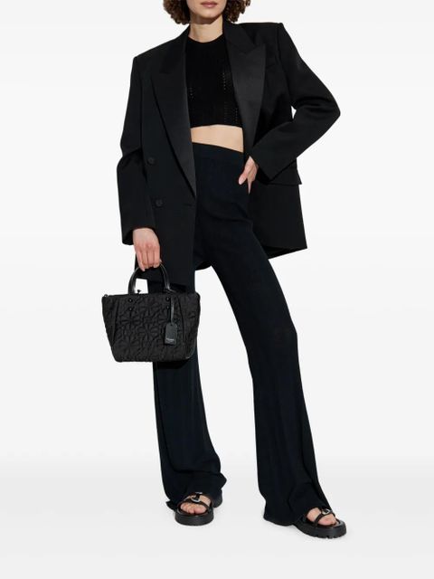 ETRO punched-detail crop top - Black - zdjęcie produktu nr 2