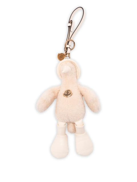 Moncler MonDuck textured keyring - Neutrals - zdjęcie produktu nr 1