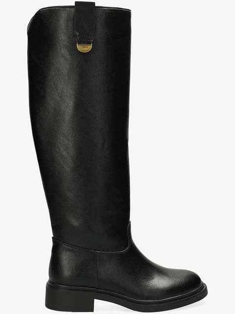 Mexx kozaki SONYA RESPECT damskie kolor czarny na płaskim obcasie MI001801853W - zdjęcie produktu nr 1