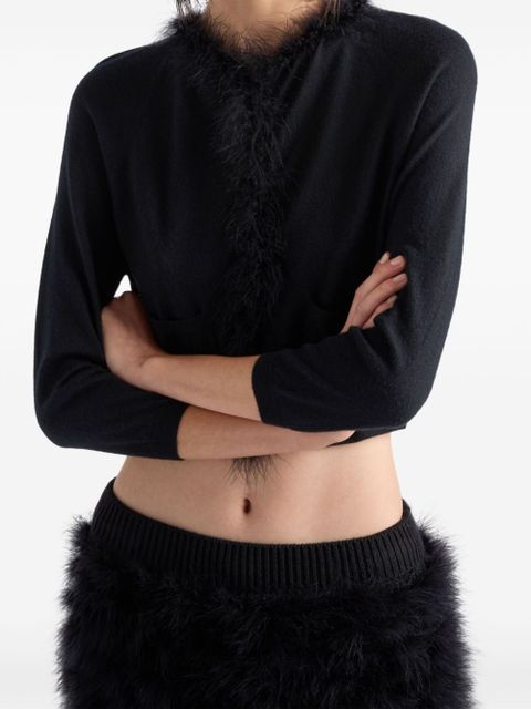 Prada cashmere cardigan - Black