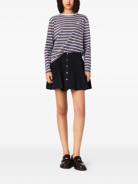 Maje striped-pattern long-sleeve T-shirt - Blue - zdjęcie produktu nr 2