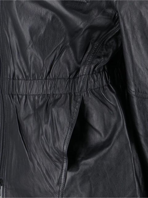 The Frankie Shop Carnaby leather jacket - Black