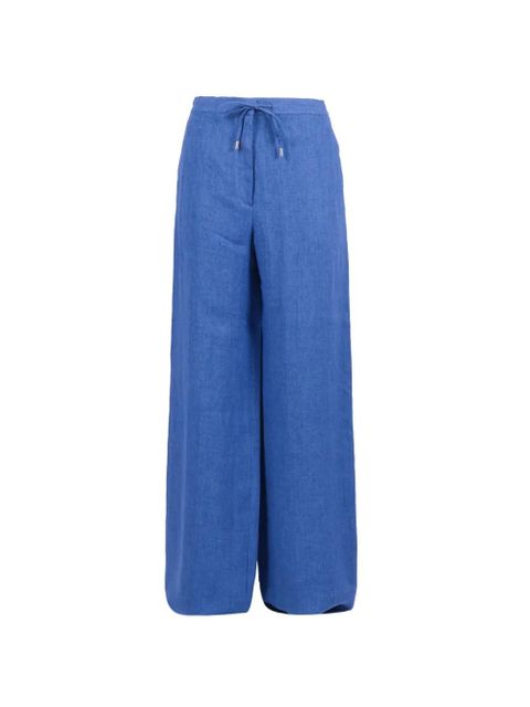 Max Mara Pelota drawstring-waist trousers - Blue - zdjęcie produktu nr 1