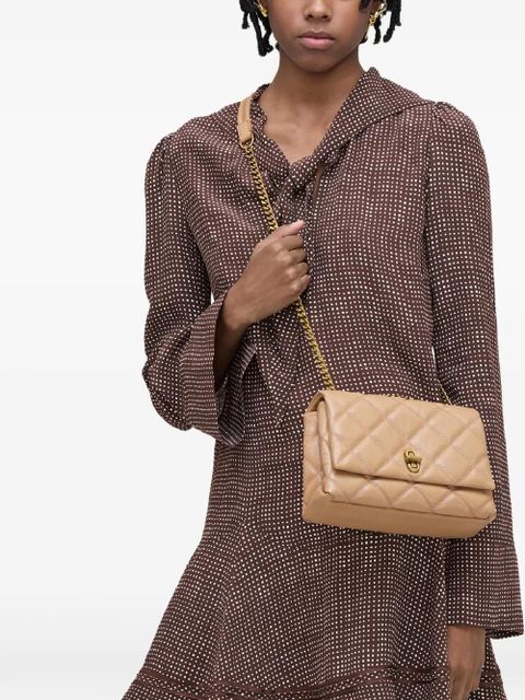 Marc Jacobs The Slim quilted dual-chain leather shoulder bag - Neutrals - zdjęcie produktu nr 2