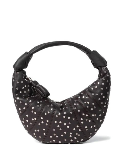 LEMAIRE mini Fortune Croissant studded tote bag - Brown - zdjęcie produktu nr 1