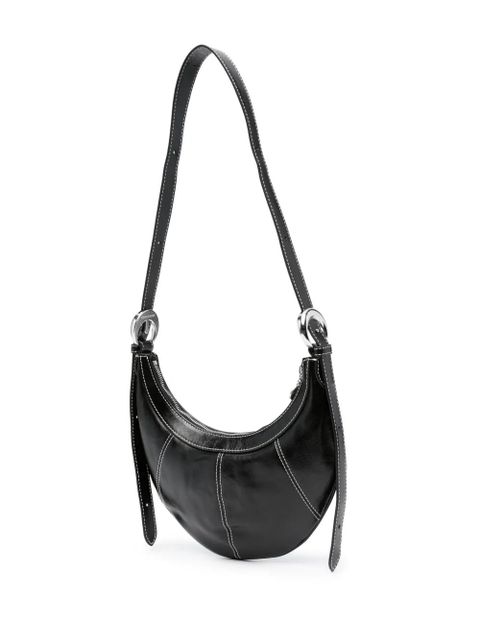 Marine Serre Soft Moon crossbody bag - Black