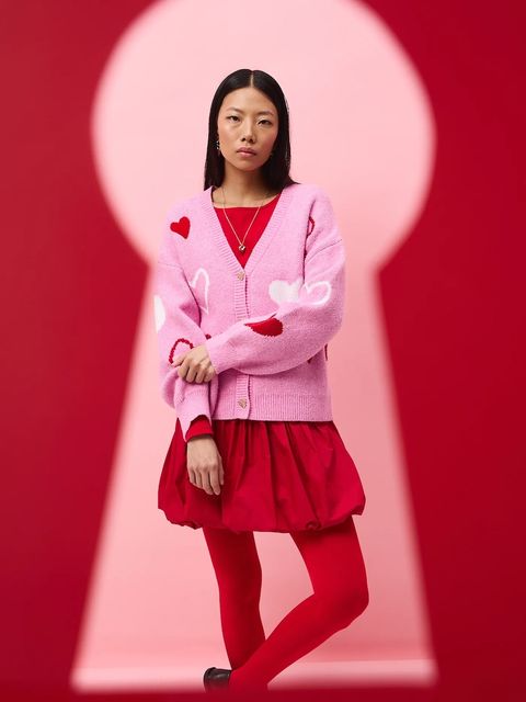 Medicine kardigan z domieszką wełny