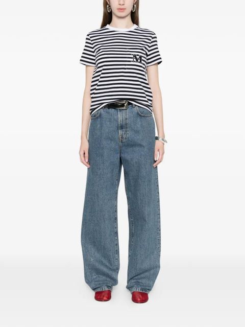 Max Mara striped patch pocket T-shirt - White - zdjęcie produktu nr 2