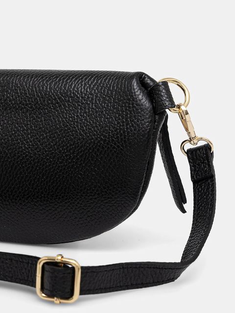 Answear Lab nerka skórzana kolor czarny