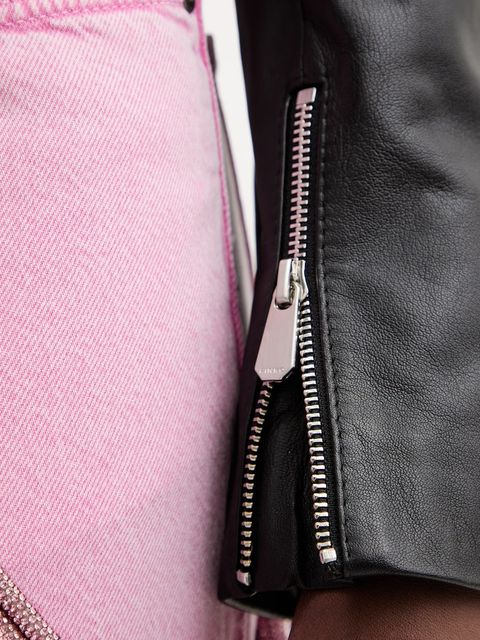 Pinko kurtka skórzana