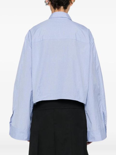 OUR LEGACY Aline long-sleeved shirt - Blue