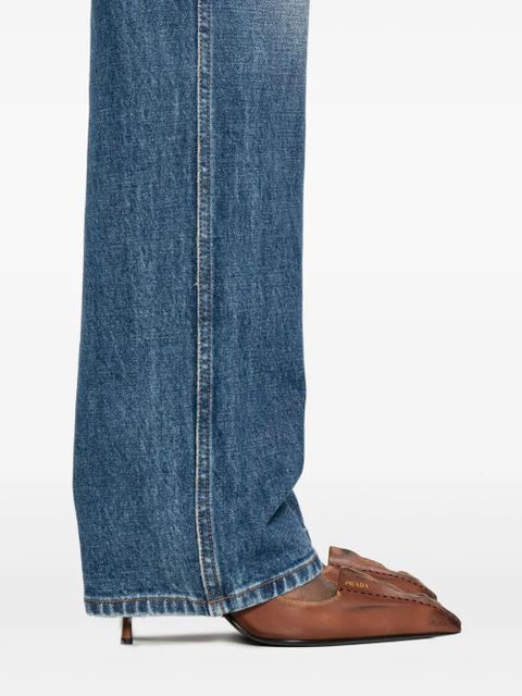 KHAITE five-pocket denim jeans - Blue