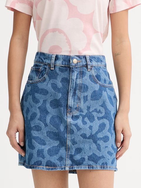 Marimekko spódnica jeansowa - zdjęcie produktu nr 1