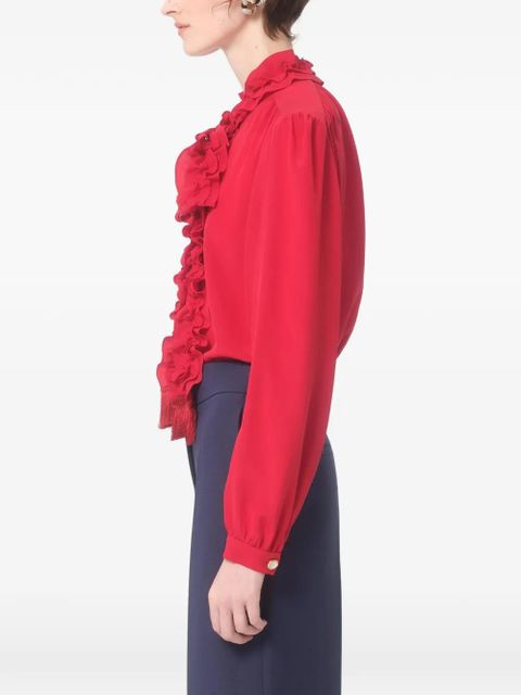 Valentino Garavani Crepe de Chine shirt - Red