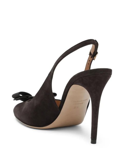 Ferragamo Vara bow slingback pumps - Brown