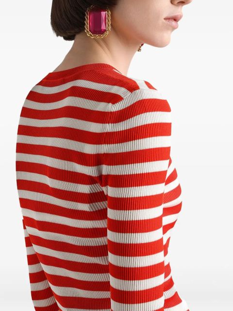 Dolce & Gabbana striped cardigan - Red